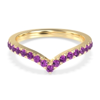 Chevron Half Eternity Lavana Band