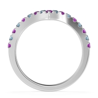 Chevron Half Eternity Lavana Band