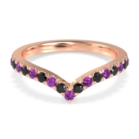 Chevron Half Eternity Lavana Band