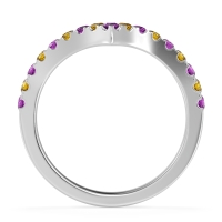 Chevron Half Eternity Lavana Band