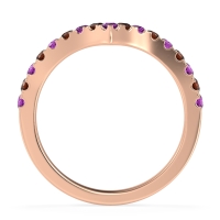 Chevron Half Eternity Lavana Band