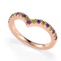 Chevron Half Eternity Lavana Band