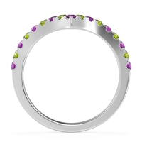 Chevron Half Eternity Lavana Band