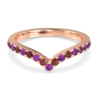 Chevron Half Eternity Lavana Band