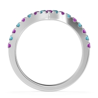 Chevron Half Eternity Lavana Band