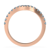 Chevron Half Eternity Lavana Band