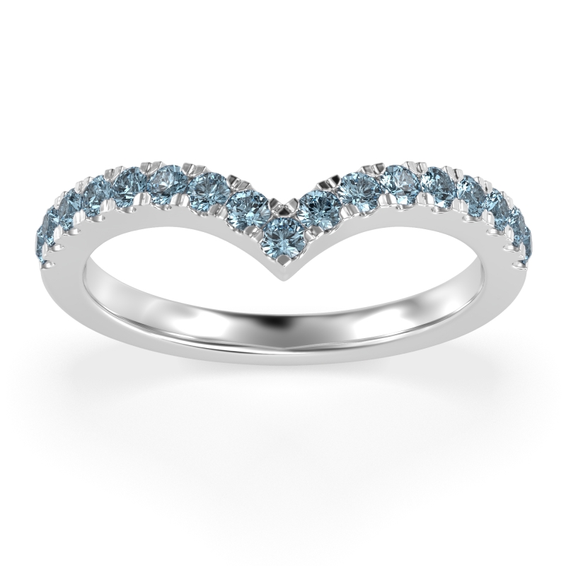 Chevron Half Eternity Lavana Band