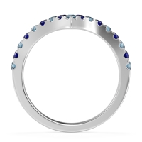 Chevron Half Eternity Lavana Band