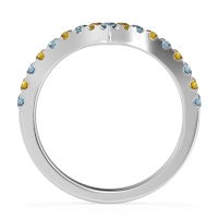 Chevron Half Eternity Lavana Band