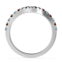 Chevron Half Eternity Lavana Band