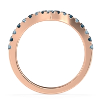 Chevron Half Eternity Lavana Band