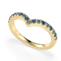 Chevron Half Eternity Lavana Band