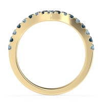 Chevron Half Eternity Lavana Band