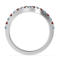 Chevron Half Eternity Lavana Band