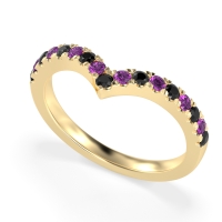 Chevron Half Eternity Lavana Band