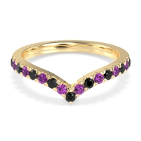 Chevron Half Eternity Lavana Band
