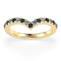 Chevron Half Eternity Lavana Band