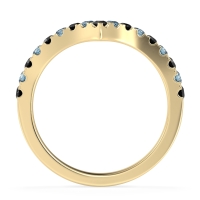 Chevron Half Eternity Lavana Band