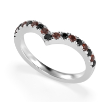 Chevron Half Eternity Lavana Band