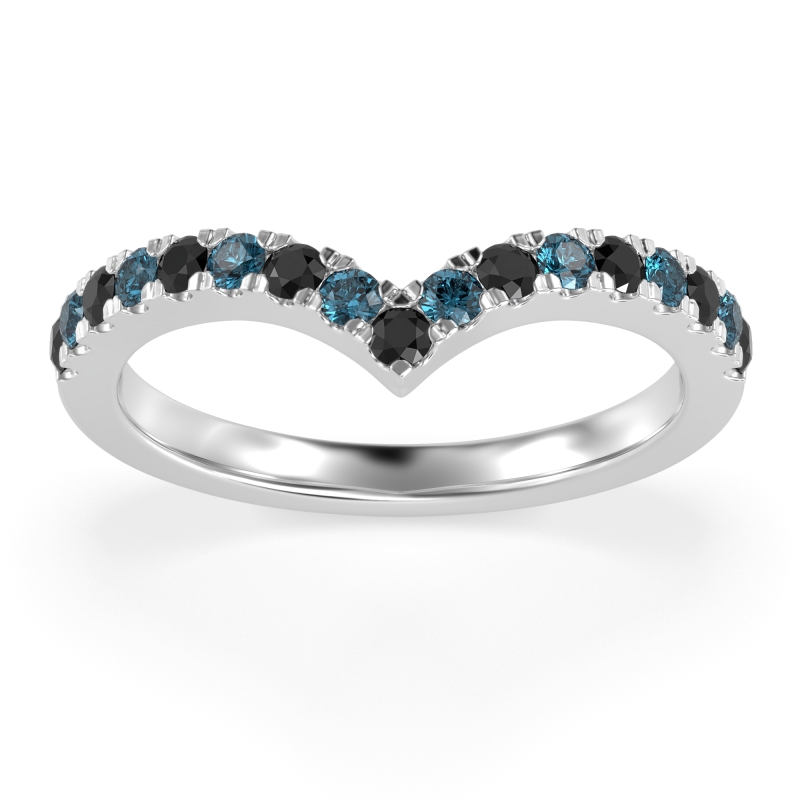 Chevron Half Eternity Lavana Band