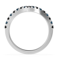 Chevron Half Eternity Lavana Band