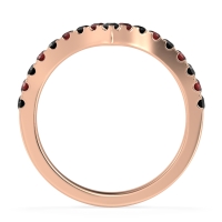 Chevron Half Eternity Lavana Band