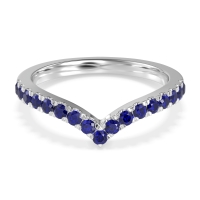 Chevron Half Eternity Lavana Band