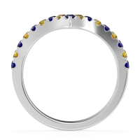 Chevron Half Eternity Lavana Band