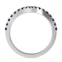 Chevron Half Eternity Lavana Band