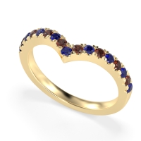 Chevron Half Eternity Lavana Band