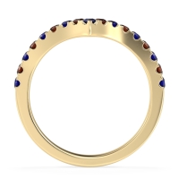 Chevron Half Eternity Lavana Band