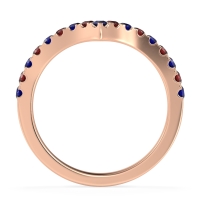 Chevron Half Eternity Lavana Band