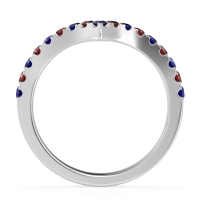 Chevron Half Eternity Lavana Band