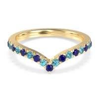 Chevron Half Eternity Lavana Band