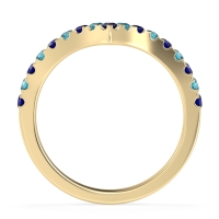 Chevron Half Eternity Lavana Band