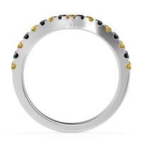 Chevron Half Eternity Lavana Band
