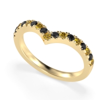 Chevron Half Eternity Lavana Band