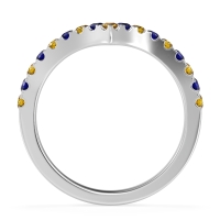 Chevron Half Eternity Lavana Band