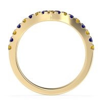 Chevron Half Eternity Lavana Band