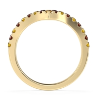 Chevron Half Eternity Lavana Band
