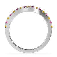 Chevron Half Eternity Lavana Band