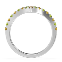 Chevron Half Eternity Lavana Band