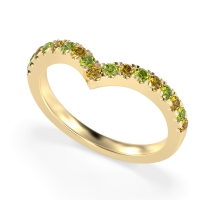 Chevron Half Eternity Lavana Band