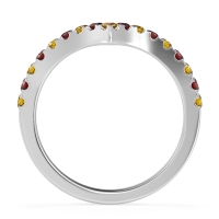 Chevron Half Eternity Lavana Band