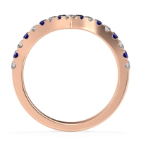 Chevron Half Eternity Lavana Band