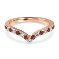 Chevron Half Eternity Lavana Band