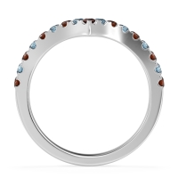 Chevron Half Eternity Lavana Band