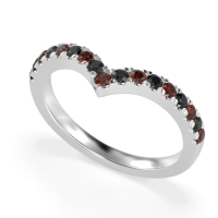 Chevron Half Eternity Lavana Band