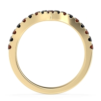 Chevron Half Eternity Lavana Band