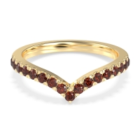 Chevron Half Eternity Lavana Band